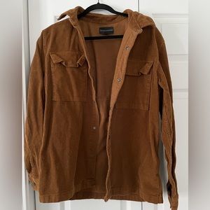 Brown Corduroy Walmart Shacket Size Small